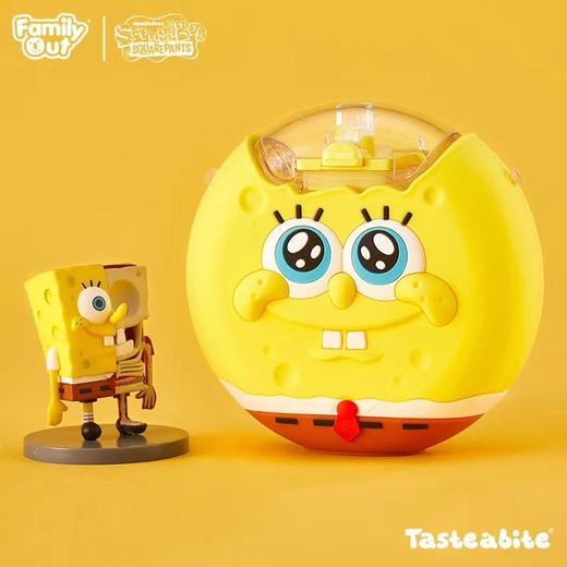 Familyout凡米粒甜甜圈水壶海绵宝宝凉水杯儿童水杯水壶带吸管杯 商品图8