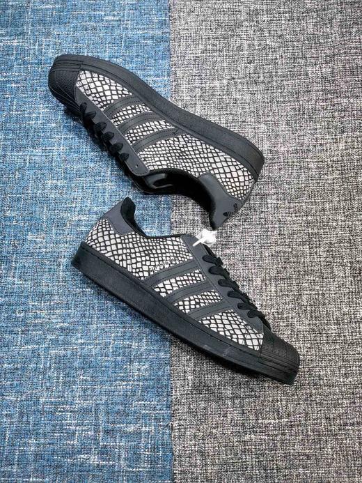青蛇 这个配色是3M反光 手机闪光灯拍照即可 adidas Superstar 贝壳头系列诞生 50 周年 商品图0