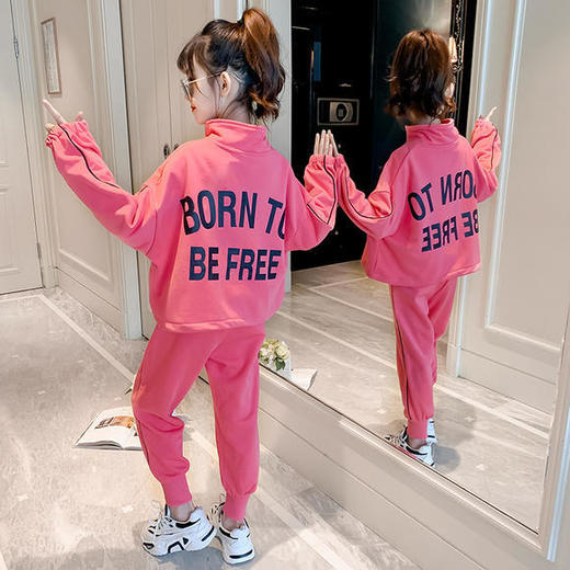 JSL78-6新款时尚洋气休闲运动两件套 商品图3