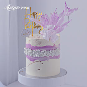 花仙子手工糖花定制女生女神送女友生日蛋糕深圳同城配送