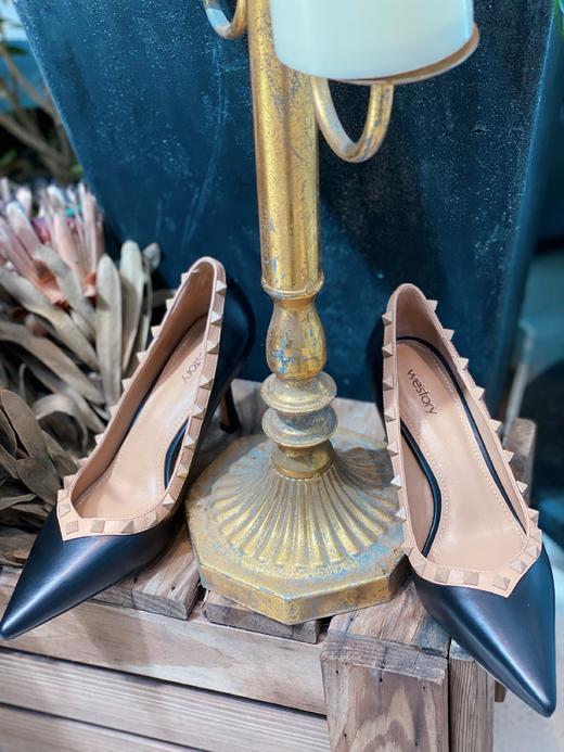 Westory2020年秋季铆钉高跟鞋W20CE70381 商品图1