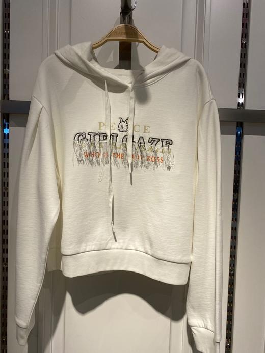 TPN刺绣短款卫衣 商品图0