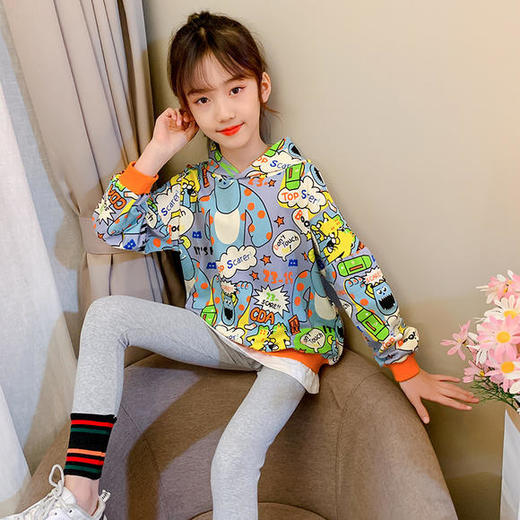 JSL78-6新款时尚洋气休闲运动两件套 商品图0