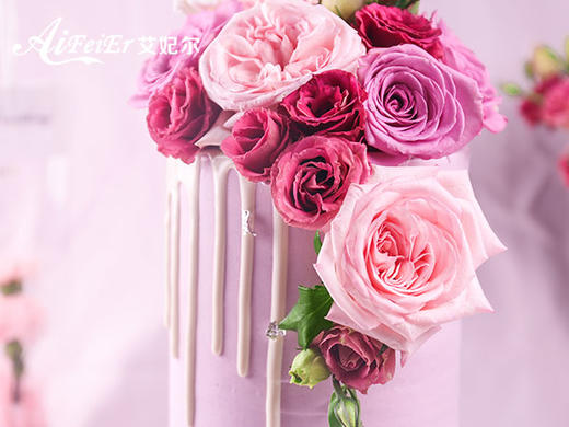 鲜花礼物网红生日蛋糕女神款女生可爱公主创意妈妈 深圳同城配送 商品图3