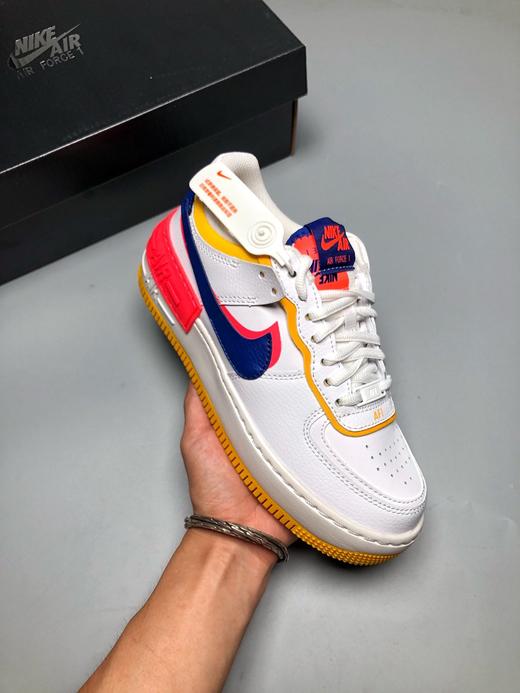 Nike Air Force 1 Shadow 空军一号轻量增高低帮百搭板鞋 "拼接马卡龙"全新少女系解构主义设计 商品图1