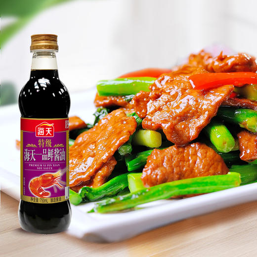 海天特级一品鲜酱油750ml 商品图1