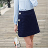 欧芮儿女 半身裙显瘦收腰小A字裙短款百搭ol风短裙 商品缩略图0