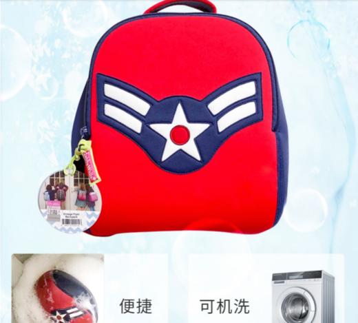 瓦拉包  美国dabbawalla 3-8岁超轻（约重256g）儿童背包（带牵引绳） 商品图6