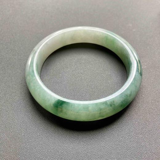 糯种飘花翡翠手镯52.6 商品图3
