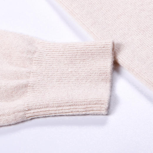 METTE羊绒世家2020秋冬新品女士100%山羊绒针织开衫V领撞色小外套 商品图9