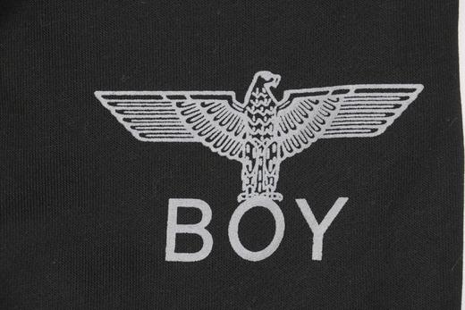 boy london 20ss 老鹰徽标3m反光印花束脚运动长裤