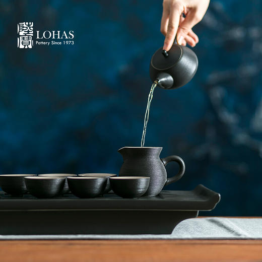 陆宝陶瓷书香博古茶礼带茶盘客厅家用会客中式泡茶功夫茶具 商品图3