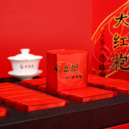 武夷星 武夷岩茶 大红袍茶叶大红袍 AM1000礼盒装192g 商品图5