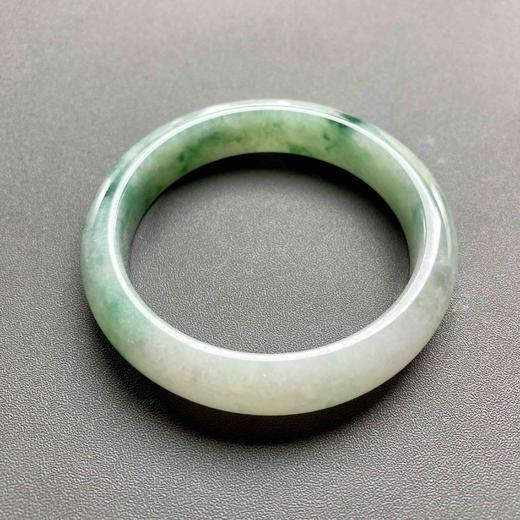 糯种飘花翡翠手镯52.6 商品图4