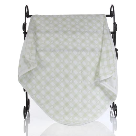 爱婴情浓桃心纱布方浴巾AF036#90*100 商品图0