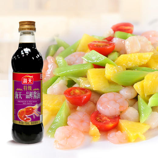 海天特级一品鲜酱油750ml 商品图2