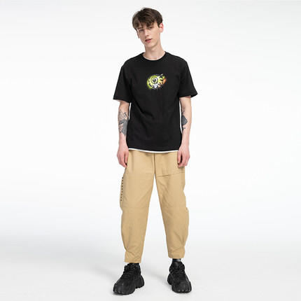 MISHKA NYC 大眼球潮牌彩色涂鸦眼球印花T恤男女同款潮流情侣短袖 商品图4