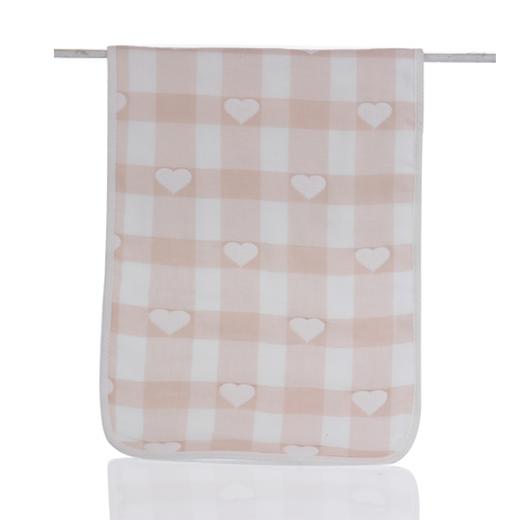 爱婴情浓桃心纱布童巾AF035#25*50 商品图0