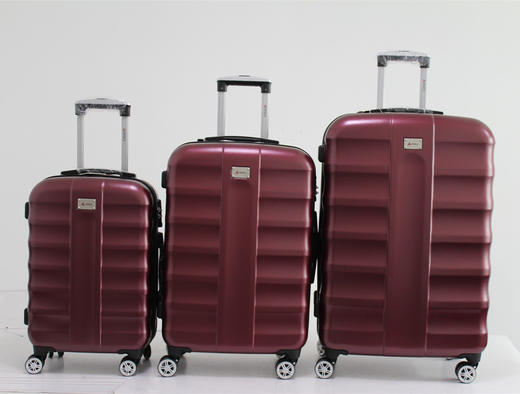 银座经典纯色静音万向轮加厚耐摔旅行箱拉链箱A-8887 商品图0