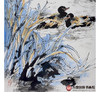 冯志光《和谐》68*138cm 花鸟竖幅作品 卧室/餐厅挂画 商品缩略图4