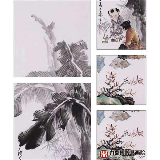 高云鹏《童趣图》34cm*138cm*4 人物四条屏作品 客厅/书房/茶室挂画 商品图3