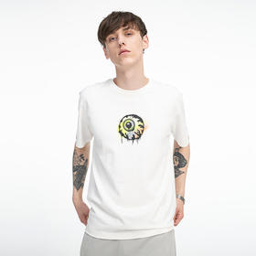 MISHKA NYC 大眼球潮牌彩色涂鸦眼球印花T恤男女同款潮流情侣短袖