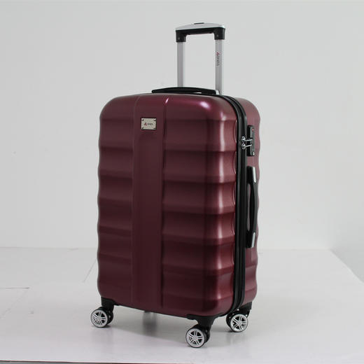 银座经典纯色静音万向轮加厚耐摔旅行箱拉链箱A-8887 商品图3