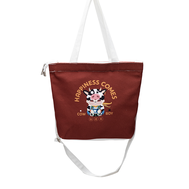 奶牛仔帆布包 -《乘运而来》系列