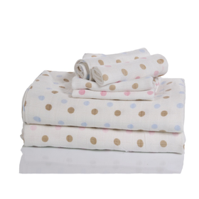 爱婴情浓印花纱布方浴巾AF039#100*100（单条）