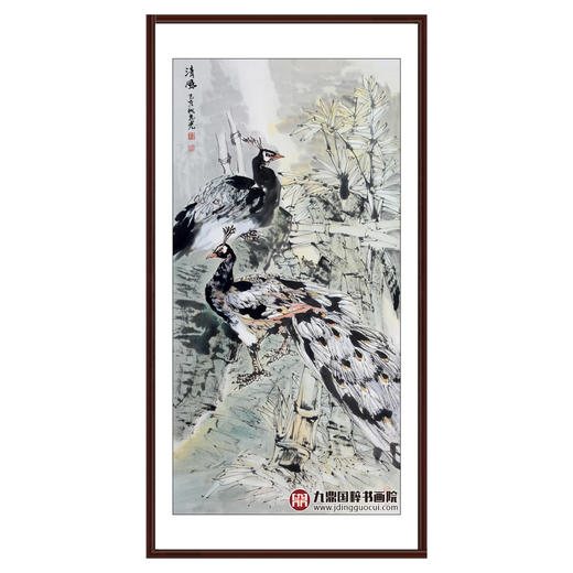 冯志光《清风》68*138cm 花鸟竖幅作品 卧室/餐厅挂画 商品图0