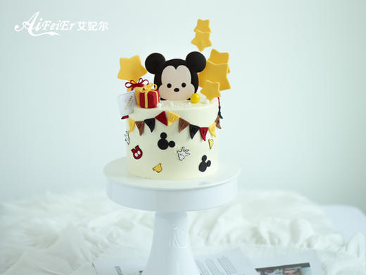 动物奶油男孩女孩宝宝周岁满月百天迪士尼米奇深圳同城配送 商品图2