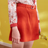 欧芮儿新年红色装女a字裙女短款高腰半身裙女短裙子 商品缩略图2