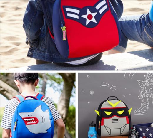 瓦拉包  美国dabbawalla 3-8岁超轻（约重256g）儿童背包（带牵引绳） 商品图1