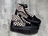 Vans SK8-Hi COMFYCUSH 棋盘格斑马纹鸳鸯拼接高帮 全黑SK8-Hi经典系列高帮帆布硫化板鞋 官网新款2020秋季新款小黑鞋 商品缩略图2