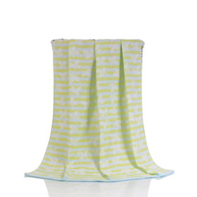 爱婴情浓枫叶纱布方浴巾AF029#100*100