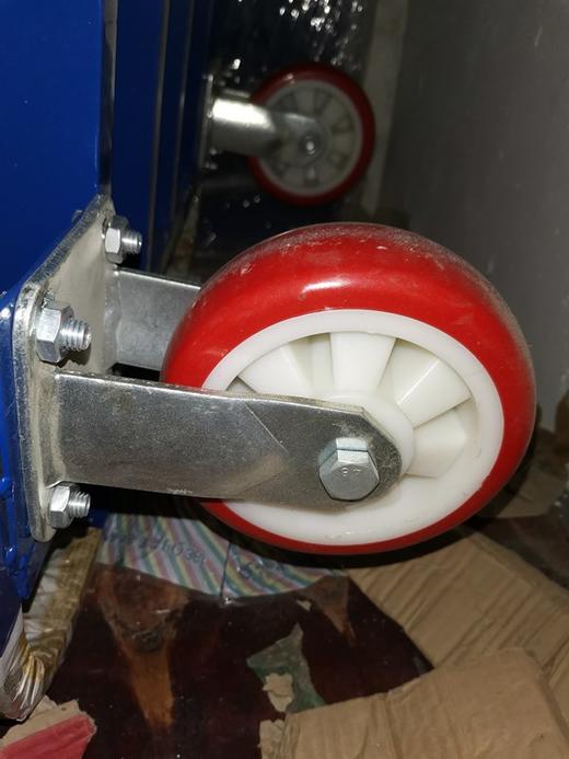 折叠手推车拉货平板车小推车手拖车加厚方管大车120×65cm加厚载重轴承轮 商品图2