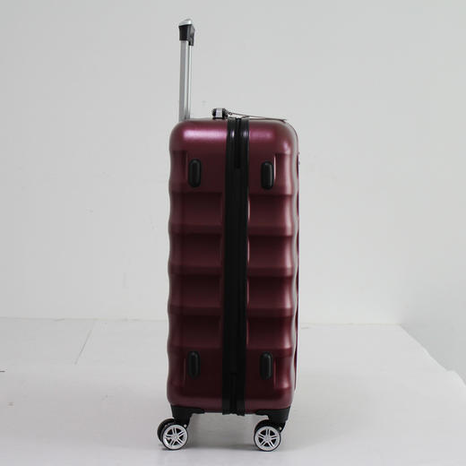 银座经典纯色静音万向轮加厚耐摔旅行箱拉链箱A-8887 商品图6