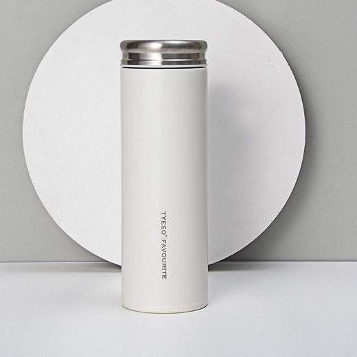 500ml时尚纯色便携保温杯304不锈钢男女士商务直身水杯