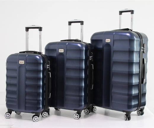 银座经典纯色静音万向轮加厚耐摔旅行箱拉链箱A-8887 商品图12
