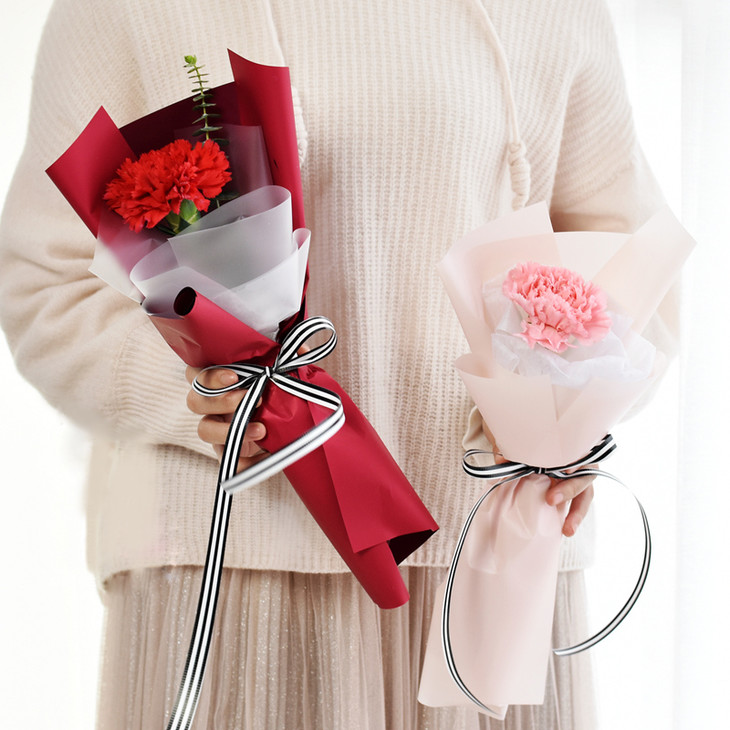 节礼物】2束康乃馨小花束幼儿园小学学校公司团体员工福利教师节送花