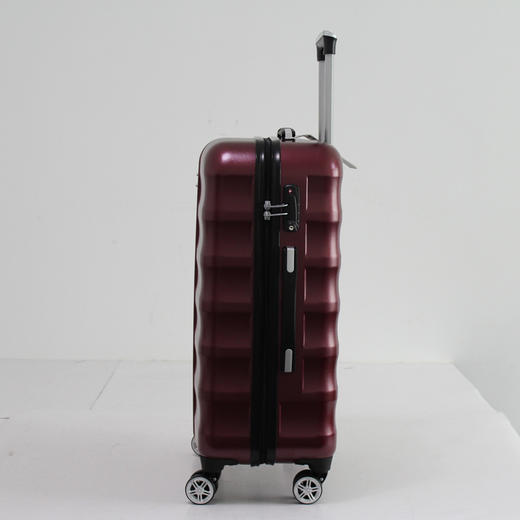 银座经典纯色静音万向轮加厚耐摔旅行箱拉链箱A-8887 商品图4