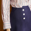 欧芮儿 新品收腰百搭ol风a字裙女不规则半身裙女短裙 商品缩略图3