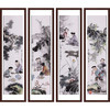 高云鹏《童趣图》34cm*138cm*4 人物四条屏作品 客厅/书房/茶室挂画 商品缩略图0