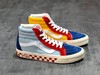 Vans SK8-Hi 安娜海姆 蓝红黄彩色拼接高帮硫化板鞋 商品缩略图0
