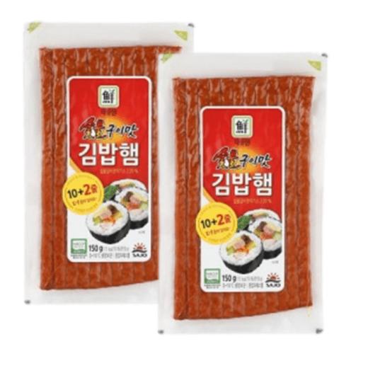 [묶음]대림 숯불구이맛 김밥햄150g*2 商品图0