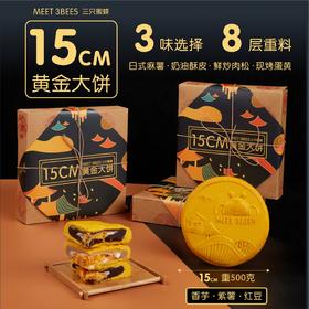 15cm 超大拉丝黄金大饼（东莞首推，买了你不会舍得送人！包邮）