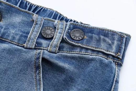 点此购买 200斤以内大码女款弹力水洗牛仔裤 糕157015 商品图11