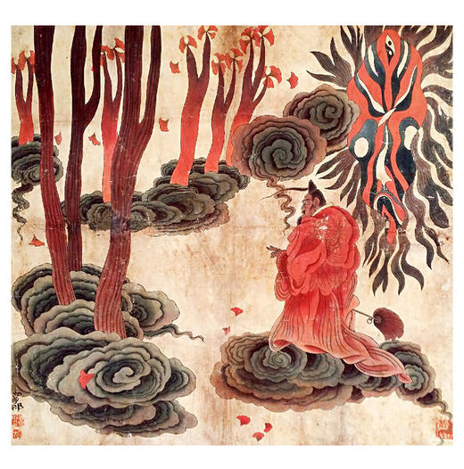 胡宁娜-真迹-国画-人物《太阳神》 玄关 书房 商品图0