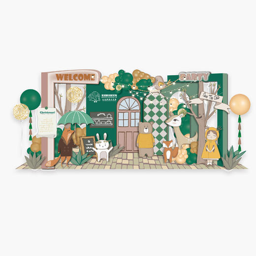 秘密森林背景 商品图1