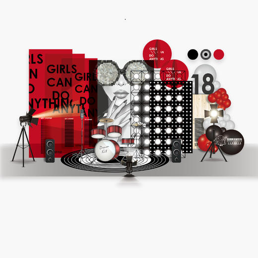 girls女孩背景 商品图1